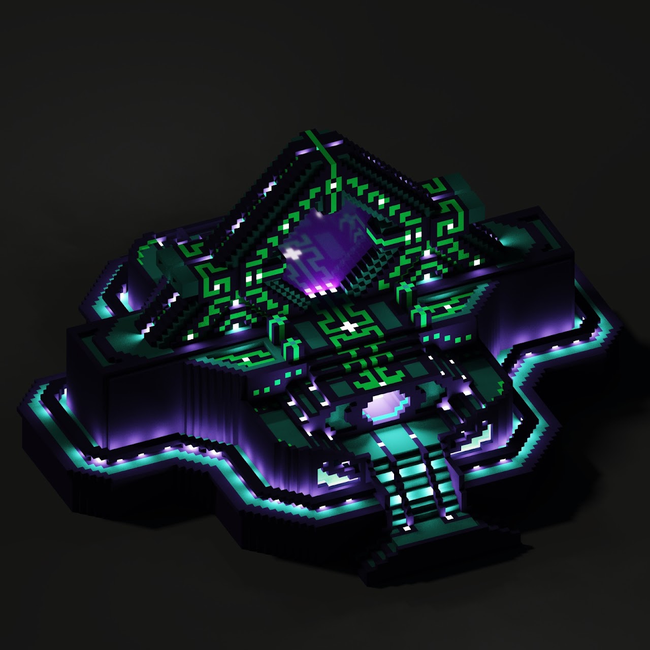 Neon Voxel Project